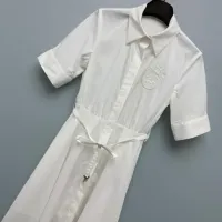 $128.00 USD Christian Dior Dresses Short Sleeved For Women #1453222
