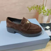 $98.00 USD Prada Leather Shoes For Men #1453223