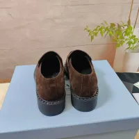 $98.00 USD Prada Leather Shoes For Men #1453223