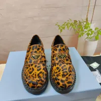 $98.00 USD Prada Leather Shoes For Women #1453225