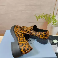 $98.00 USD Prada Leather Shoes For Men #1453226