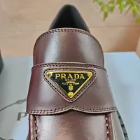 $98.00 USD Prada Leather Shoes For Women #1453227