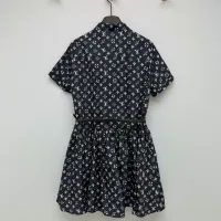 $125.00 USD Louis Vuitton LV Dresses Short Sleeved For Women #1453228