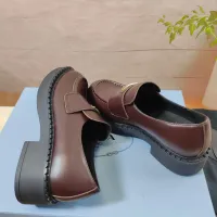 $98.00 USD Prada Leather Shoes For Men #1453229