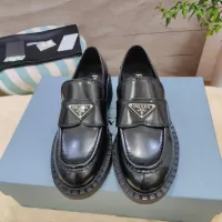 $98.00 USD Prada Leather Shoes For Women #1453230