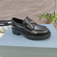 $98.00 USD Prada Leather Shoes For Men #1453231