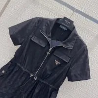 $82.00 USD Prada Dresses Short Sleeved For Women #1453238