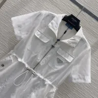 $82.00 USD Prada Dresses Short Sleeved For Women #1453239