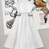 $140.00 USD Christian Dior Dresses Short Sleeved For Women #1453240