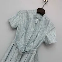 $132.00 USD Christian Dior Dresses Short Sleeved For Women #1453246