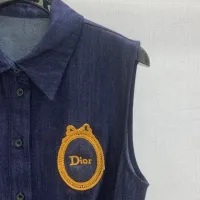 $76.00 USD Christian Dior Dresses Sleeveless For Women #1453248
