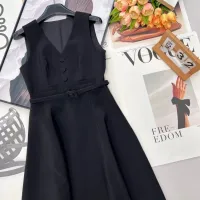 $130.00 USD Christian Dior Dresses Sleeveless For Women #1453258
