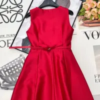 $130.00 USD Christian Dior Dresses Sleeveless For Women #1453259