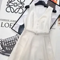 $130.00 USD Christian Dior Dresses Sleeveless For Women #1453260