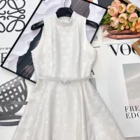$140.00 USD Christian Dior Dresses Sleeveless For Women #1453283