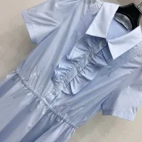 $122.00 USD Christian Dior Dresses Short Sleeved For Women #1453285