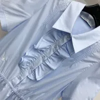 $122.00 USD Christian Dior Dresses Short Sleeved For Women #1453285