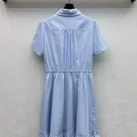 $122.00 USD Christian Dior Dresses Short Sleeved For Women #1453285