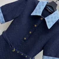 $130.00 USD Louis Vuitton LV Dresses Short Sleeved For Women #1453295
