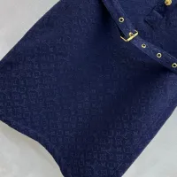 $130.00 USD Louis Vuitton LV Dresses Short Sleeved For Women #1453295