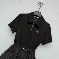 $128.00 USD Prada Dresses Short Sleeved For Women #1453465