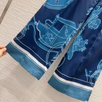 $88.00 USD Hermes Pajamas Long Sleeved For Women #1453467