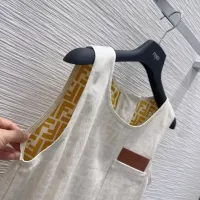 $130.00 USD Fendi Dresses Sleeveless For Women #1453549