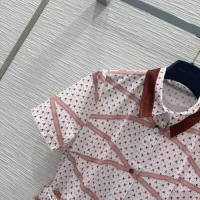 $135.00 USD Louis Vuitton LV Dresses Short Sleeved For Women #1453556