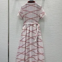 $135.00 USD Louis Vuitton LV Dresses Short Sleeved For Women #1453556