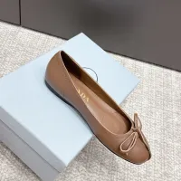 $108.00 USD Prada Flat Shoes For Women #1453595