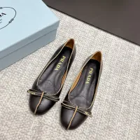 $108.00 USD Prada Flat Shoes For Women #1453596