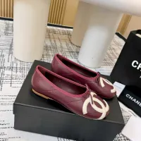 $96.00 USD Chanel Flat Shoes For Women #1453635
