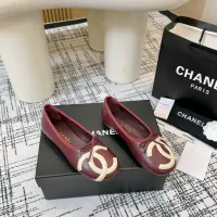 $96.00 USD Chanel Flat Shoes For Women #1453635