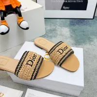 $92.00 USD Christian Dior Slippers For Women #1453640