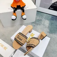 $98.00 USD Christian Dior Slippers For Women #1453648