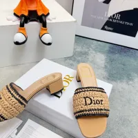 $98.00 USD Christian Dior Slippers For Women #1453648