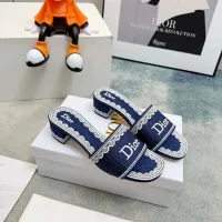 $85.00 USD Christian Dior Slippers For Women #1453680
