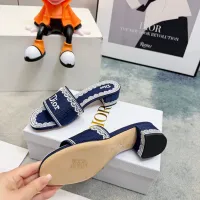 $85.00 USD Christian Dior Slippers For Women #1453680