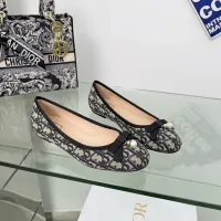 $88.00 USD Christian Dior Flat Shoes For Women #1453692