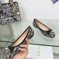 $88.00 USD Christian Dior Flat Shoes For Women #1453692