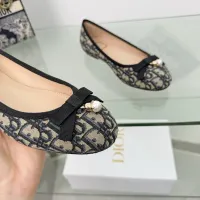 $88.00 USD Christian Dior Flat Shoes For Women #1453692