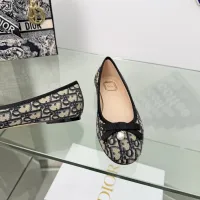 $88.00 USD Christian Dior Flat Shoes For Women #1453692