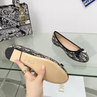 $88.00 USD Christian Dior Flat Shoes For Women #1453692