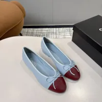 $92.00 USD Chanel Flat Shoes For Women #1453999
