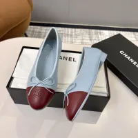 $92.00 USD Chanel Flat Shoes For Women #1453999