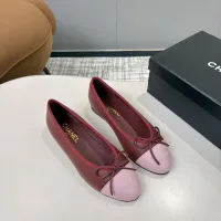 $92.00 USD Chanel Flat Shoes For Women #1454000