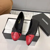 $92.00 USD Chanel Flat Shoes For Women #1454001