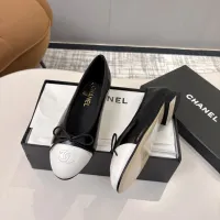 $92.00 USD Chanel Flat Shoes For Women #1454003