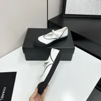 $92.00 USD Chanel Flat Shoes For Women #1454061