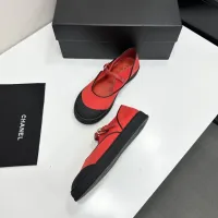 $92.00 USD Chanel Flat Shoes For Women #1454063